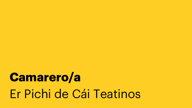 Camarero/a