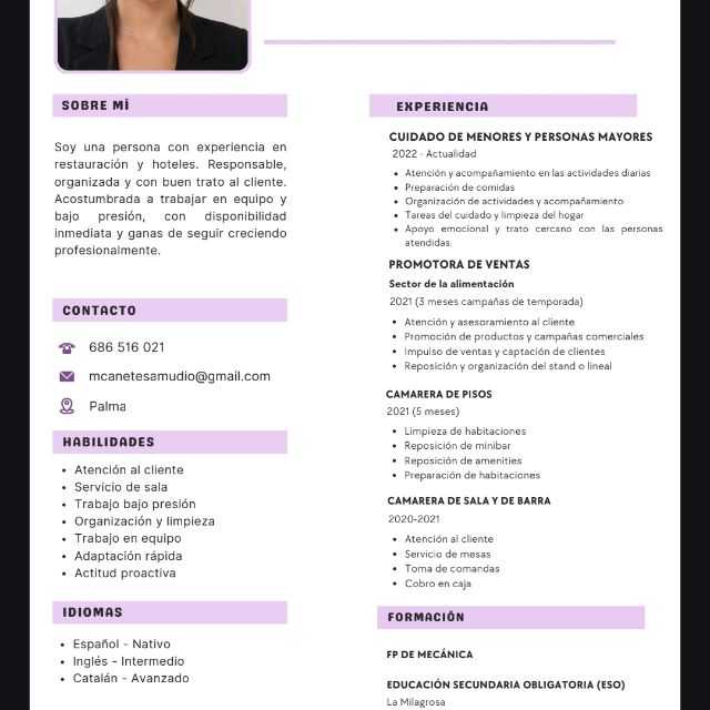 Candidate avatar