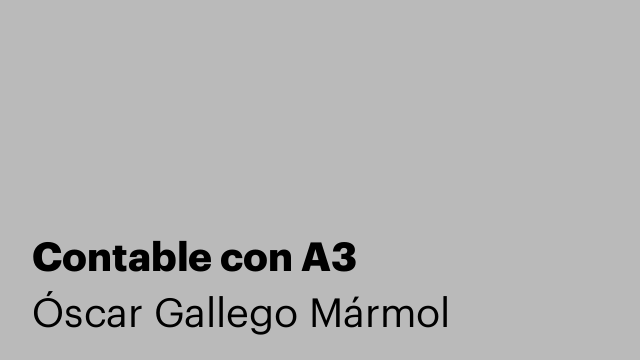 Contable con A3