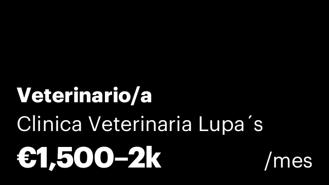 Veterinario/a