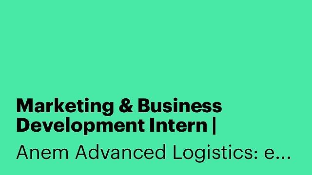 Marketing & Business Development Intern | Amazon Partner | 100% remoto