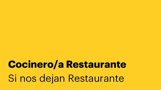 Cocinero/a Restaurante