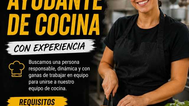 Ayudante/a de Cocina