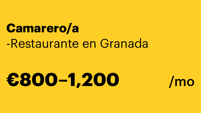Camarero/a