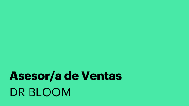 Asesor/a de Ventas