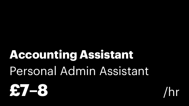 Accounting Assistant