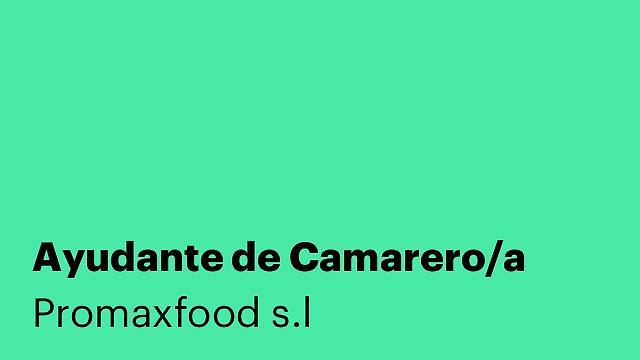 Ayudante de Camarero/a
