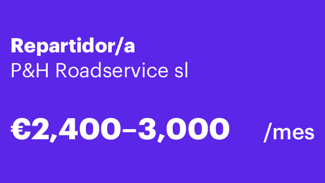 Repartidor/a