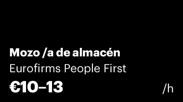 Mozo /a de almacén
