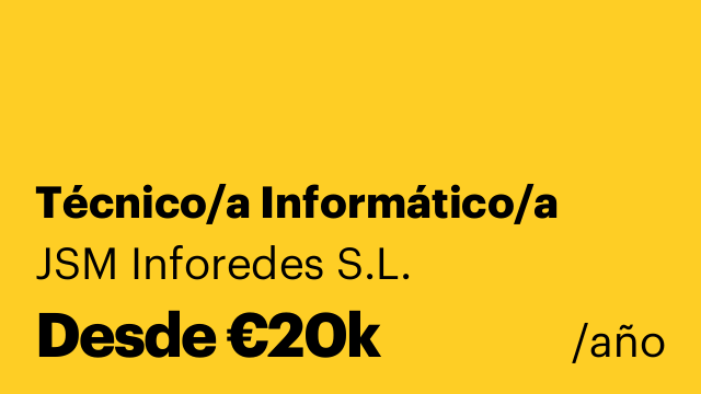 Técnico/a Informático/a