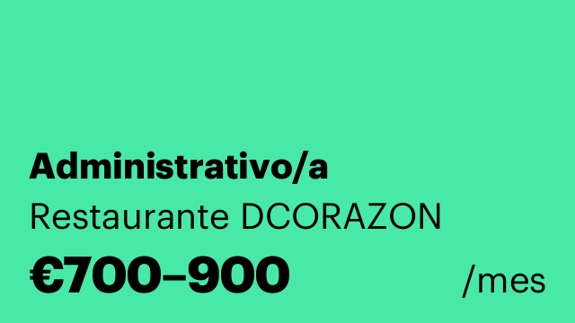 Administrativo/a