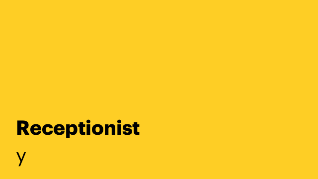 Receptionist