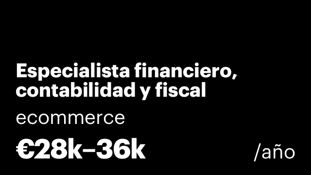Especialista financiero, contabilidad y fiscal