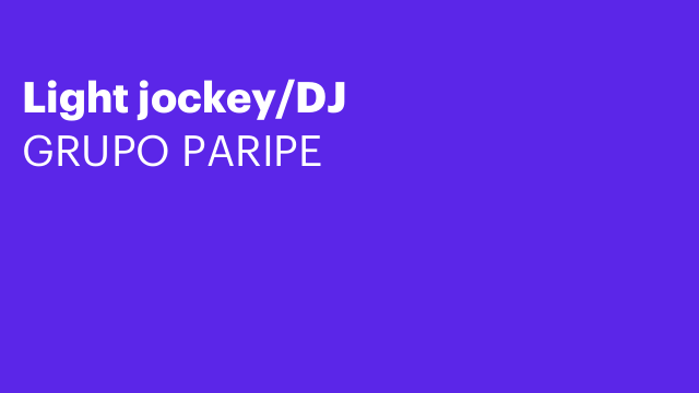 Light jockey/DJ