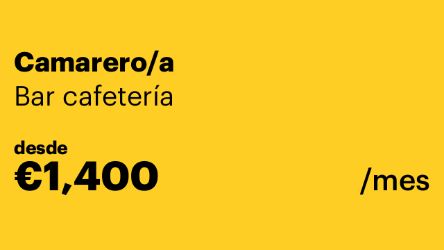 Camarero/a