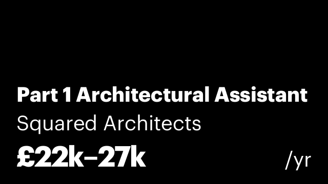 Part 1 Architectural Assistant
