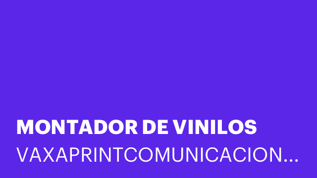 MONTADOR DE VINILOS