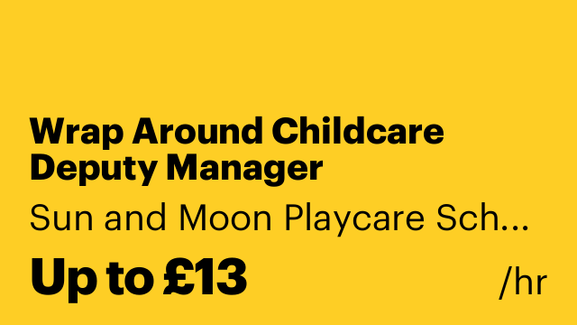 Wrap Around Childcare Deputy Manager