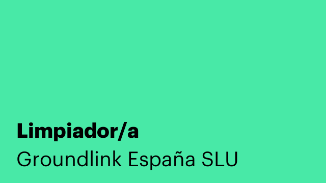 Limpiador/a