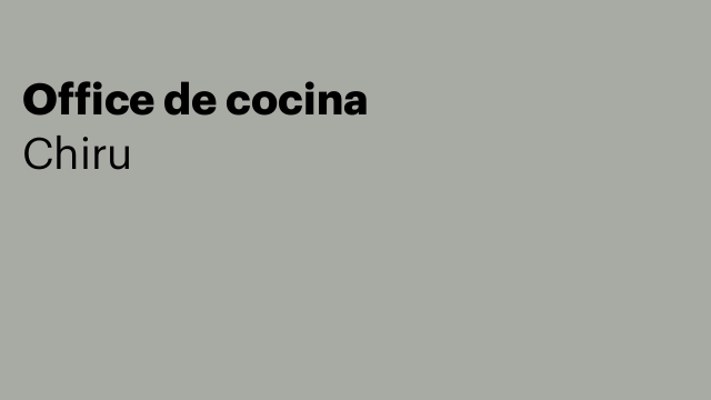 Office de cocina