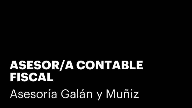 ASESOR/A CONTABLE FISCAL