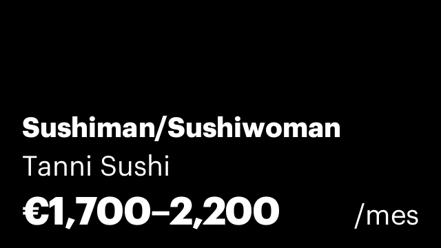 Sushiman/Sushiwoman