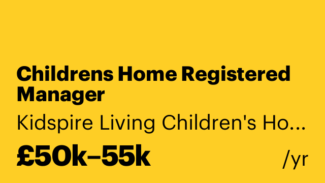 Childrens Home Registered Manager