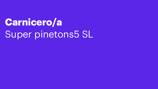 Carnicero/a