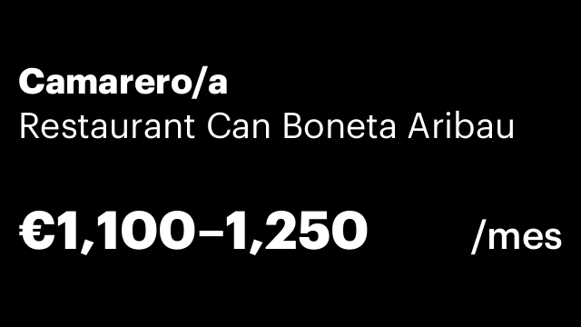 Camarero/a