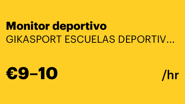 Monitor deportivo