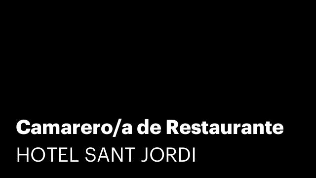 Camarero/a de Restaurante