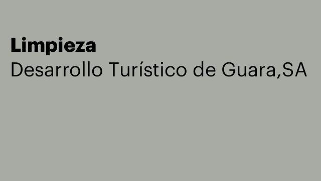 Limpieza