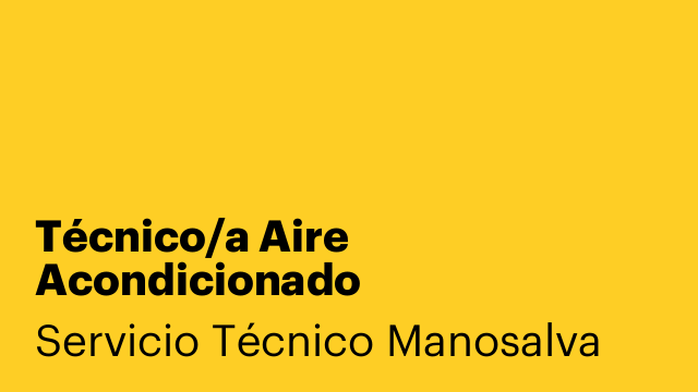 Técnico/a Aire Acondicionado