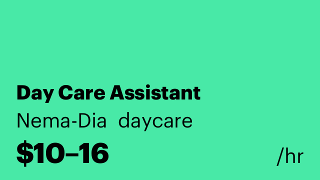 Day Care Assistant