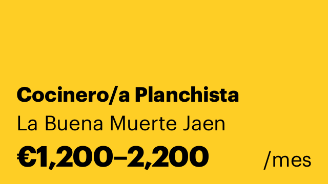 Cocinero/a Planchista