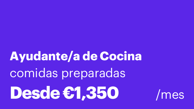 Ayudante/a de Cocina
