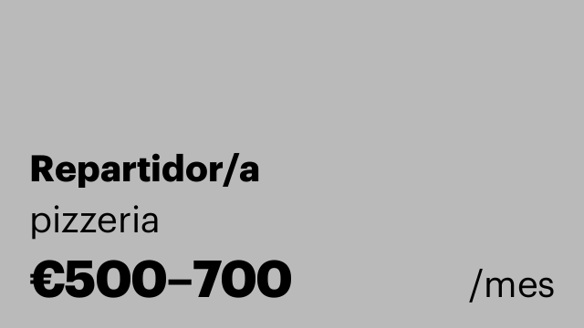 Repartidor/a