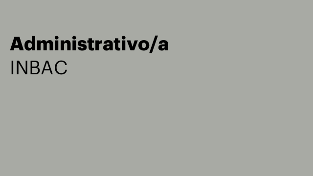 Administrativo/a