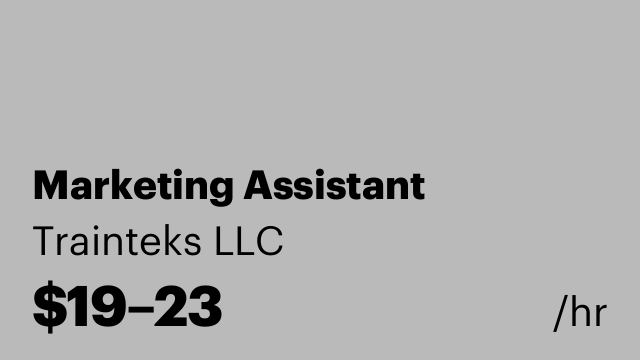 Marketing Assistant