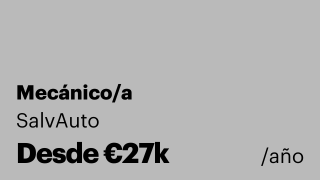 Mecánico/a