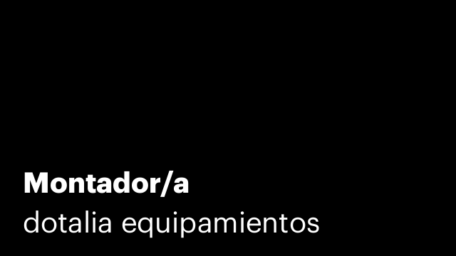 Montador/a