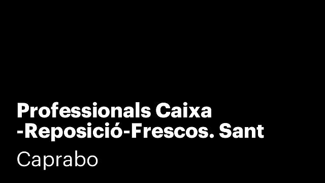Professionals Caixa -Reposició-Frescos. Sant Pere Ribes- Sitges.