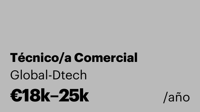 Técnico/a Comercial