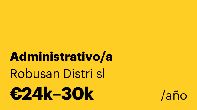 Administrativo/a