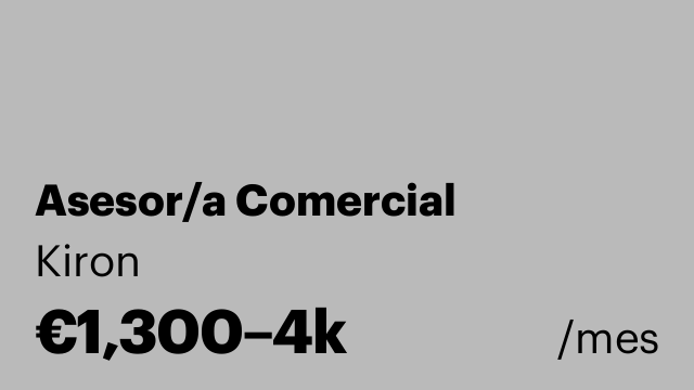 Asesor/a Comercial