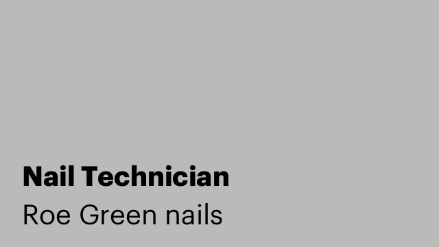 Nail Technician