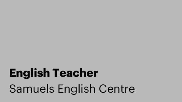 English Teacher