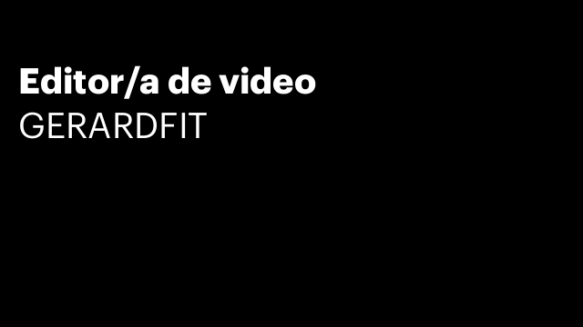 Editor/a de video