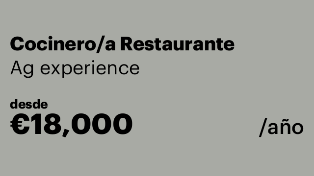 Cocinero/a Restaurante