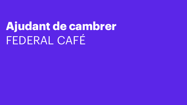 Ajudant de cambrer